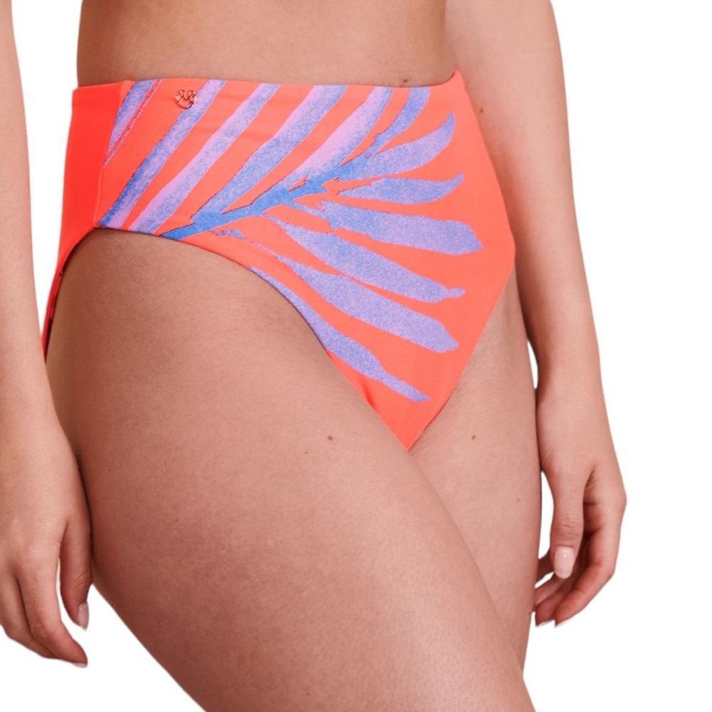 MAAJI eco friendly reversible high waist high cut swim bikini bottoms size S NWT